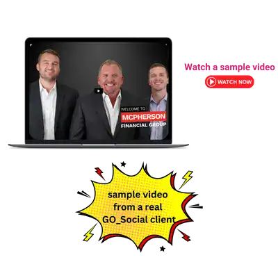 Video thumbnail of GO branding team for social media marketing.