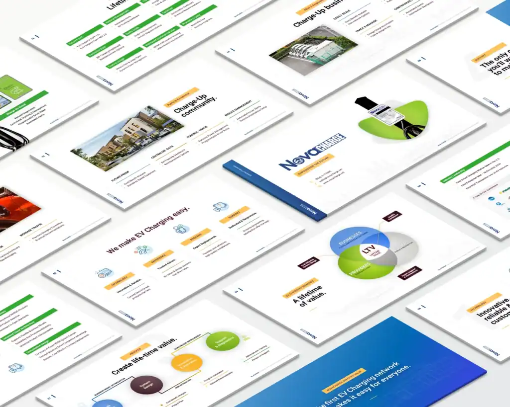 Collection of branding, website, and social media design templates.